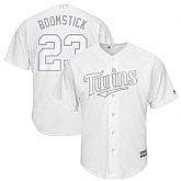 Twins 23 Nelson Cruz Boomstick White 2019 Players' Weekend Player Jersey Dzhi,baseball caps,new era cap wholesale,wholesale hats